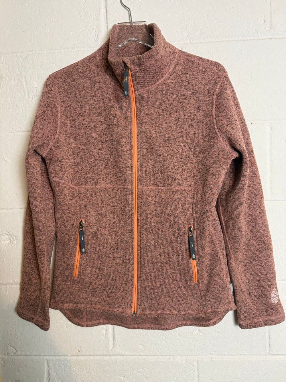 Stio Women’s Sweetwater Fleece Jacket Medium Heathered Brown Hiking